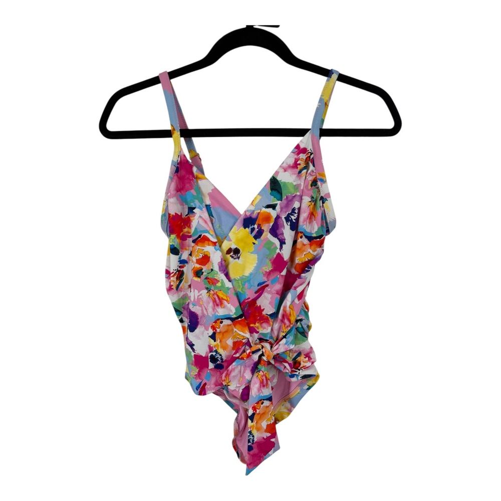 Hanky Panky wide strap wrap one piece swimsuit size X-Small XS